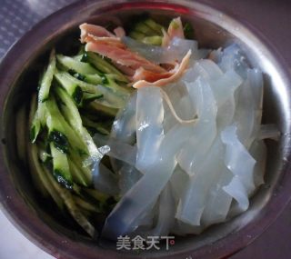 黄瓜拌凉粉的做法步骤：5