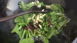 蚝油莴笋叶——精打细算过日子的做法步骤：9