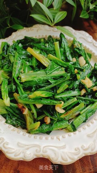 蚝油莴笋叶——精打细算过日子的做法步骤：10