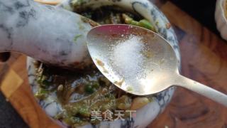 皮蛋青椒擂茄子的做法步骤：10