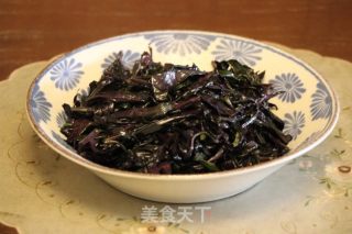 清炒紫贝菜的做法步骤：3