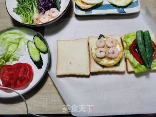 三明治的做法步骤：6
