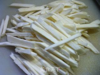 素炒茭白的做法步骤：4