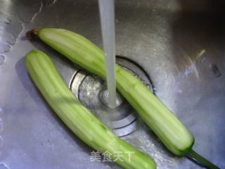 蛤蜊炒瓠子的做法步骤：2