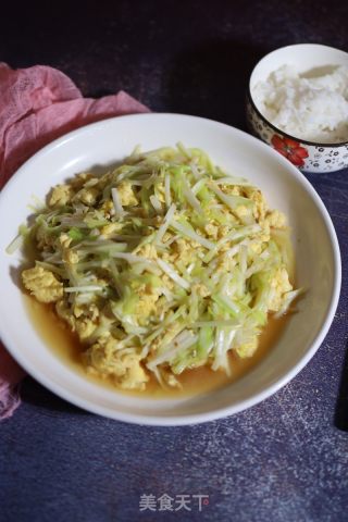 韭黄炒蛋的做法