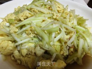 韭黄炒蛋的做法步骤：8