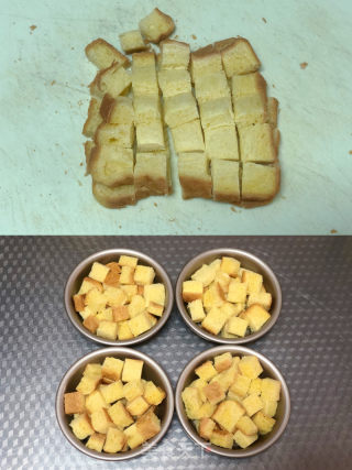 4种口味蛋奶烤吐司的做法步骤：1