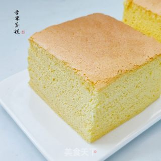 古早蛋糕的做法步骤：1