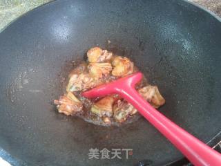 鸡翅中炒毛毛菜的做法步骤：8