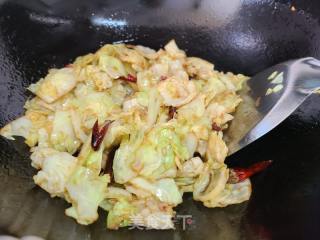 干锅包菜的做法步骤：5