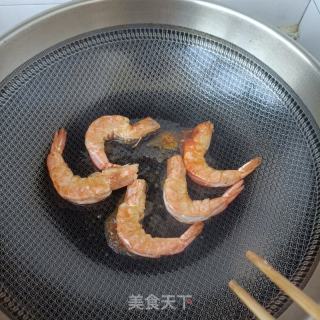 洋葱西兰花炒鲜虾的做法步骤：8