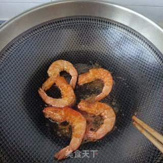 洋葱西兰花炒鲜虾的做法步骤：10