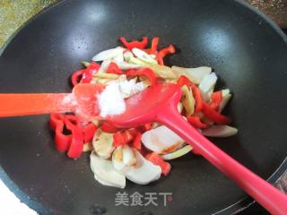 鲜素鸡素炒的做法步骤：7