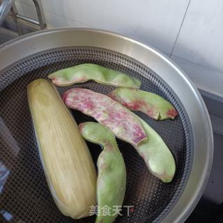 油豆香菇拌煮蛋的做法步骤：2