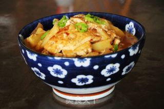 咸鱼土豆炖豆腐的做法