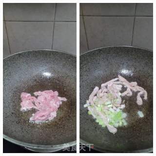 肉丝辣椒炒河粉的做法步骤：6