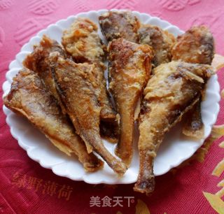 香炸鲫头鱼的做法步骤：7