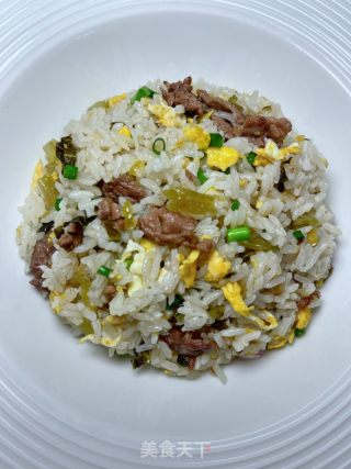 酸菜牛肉炒饭的做法步骤：17