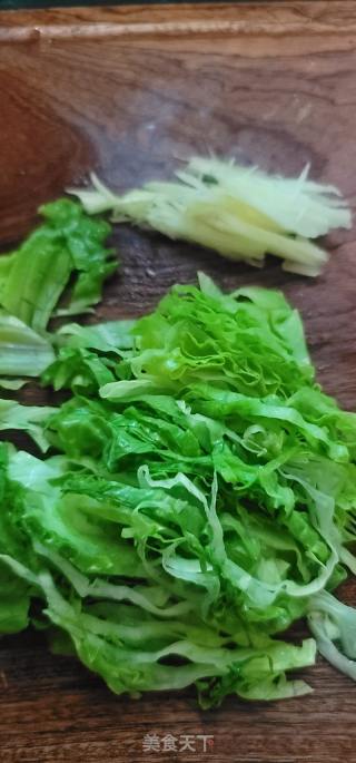 猪红瘦肉生菜粥的做法步骤：4