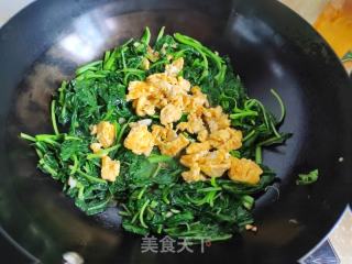 苋菜炒蛋的做法步骤：7