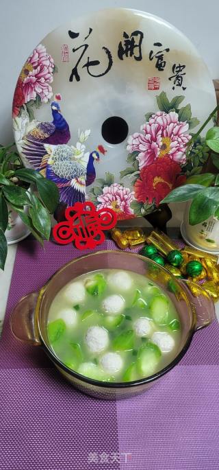 鳗鱼丸丝瓜汤的做法步骤：11