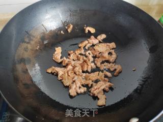 四季豆包菜炒牛肉的做法步骤：3