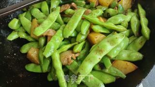 家常炖豆角的做法步骤：13