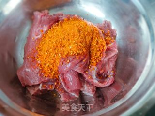 香辣牛肉干的做法步骤：3