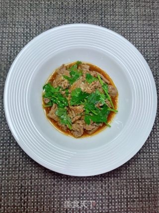 香菜拌牛肉的做法步骤：14