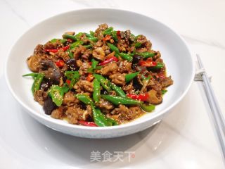 辣椒炒鸡的做法步骤：11