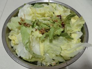 五分钟清爽快手菜-呛拌圆生菜的做法步骤：11