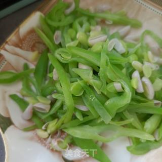 笋干油豆炒白虾的做法步骤：5
