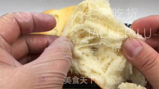 淡奶油吐司，无黄油版本，质地轻盈又韧性拉丝，散发着浓郁奶香。的做法步骤：22