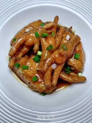 鸡爪焖鸡翅的做法步骤：15