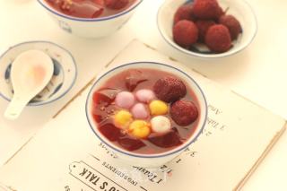 复刻四川街头甜品-杨梅冰粉小汤圆