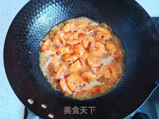 翡翠开背虾的做法步骤：6