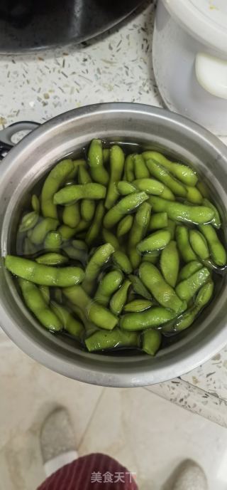 水煮毛豆的做法步骤：5
