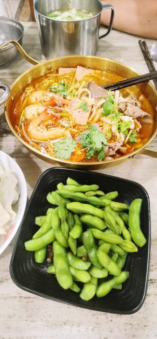 水煮毛豆的做法步骤：6
