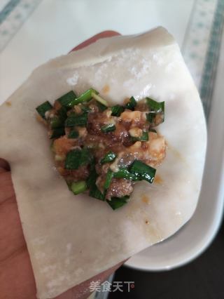 韭菜鲜肉小馄饨的做法步骤：5