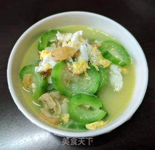 瑶柱鸡蛋丝瓜汤的做法步骤：7