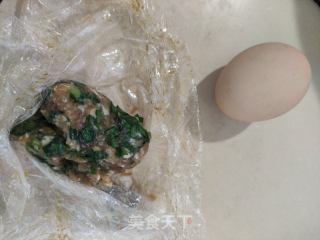肉末鸡蛋韭菜炒老豆腐的做法步骤：3