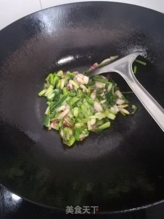 小葱炒肉沫的做法步骤：4