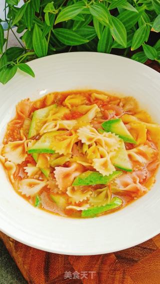 番茄蝴蝶面——献给宝宝的美食的做法