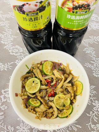 夏日开胃菜凉拌猪肚丝的做法步骤：11