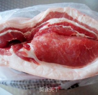 扒肉条的做法步骤：1
