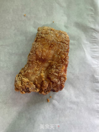 炸猪颈肉的做法步骤：10