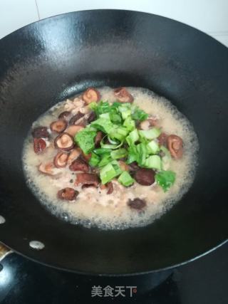 肉沫香茹炒毛白莱的做法步骤：11