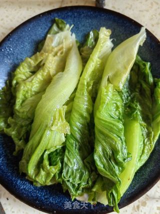 青椒肉碎拌生菜的做法步骤：5