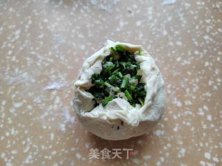 油麦菜鸡蛋麦饼的做法步骤：9