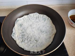 油麦菜鸡蛋麦饼的做法步骤：12
